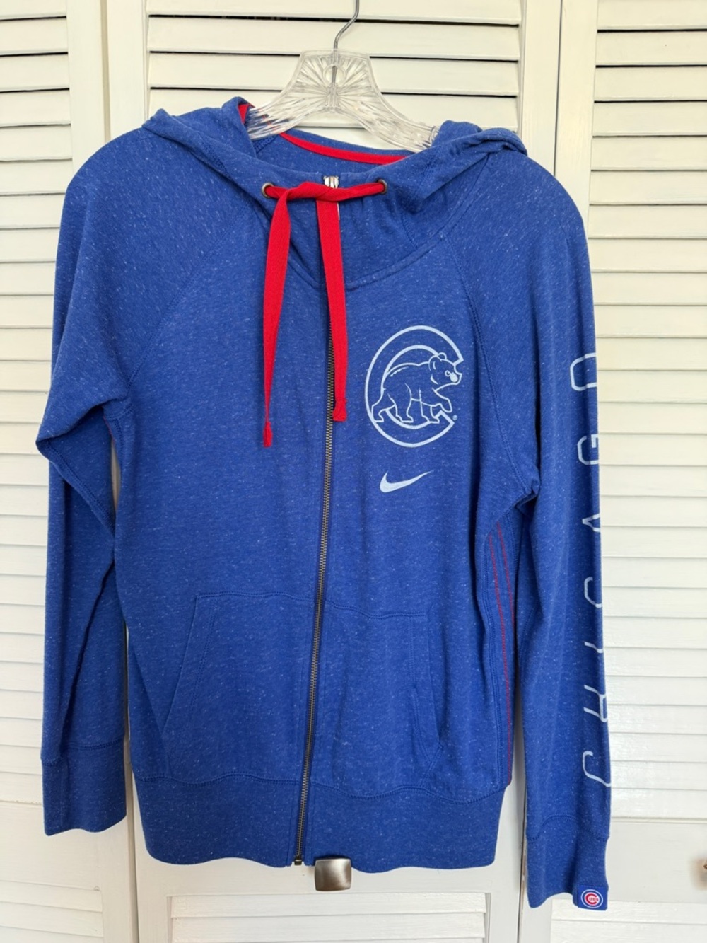 Nike Chicago Cubs Full‑Zip Hoodie Jacket